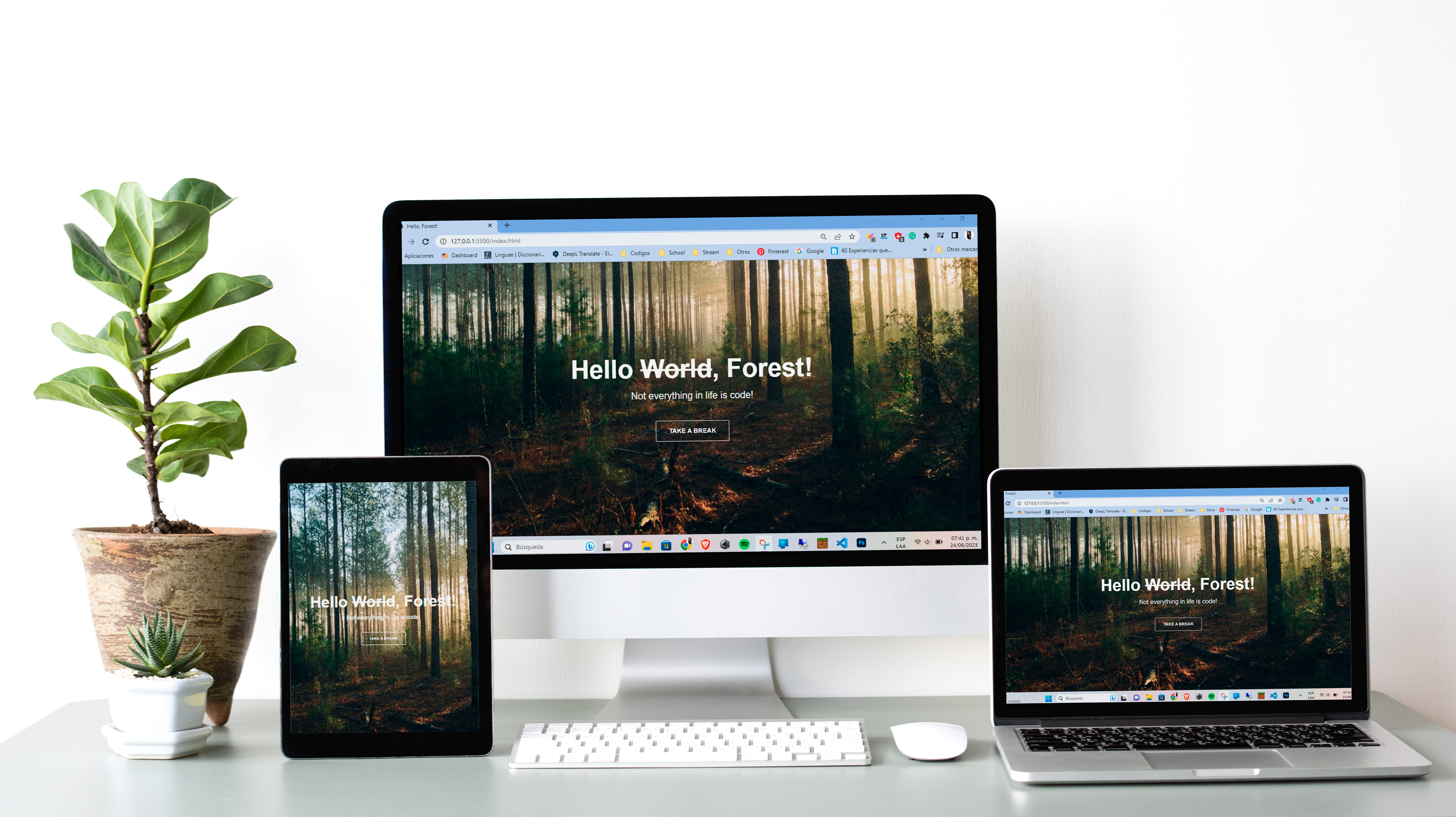 Flexbox Hello Forest